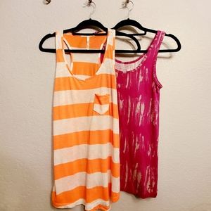 Lot of 2 Medium tank tops Express & DNA couture